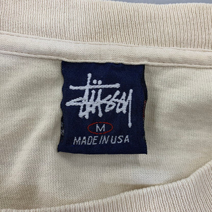 【中古品】【メンズ】 OLD STUSSY オールドステューシー DRAGON LS TEE ドラゴン 長袖 Tシャツ 紺タグ 142-260919-as-19-izu サイズ：M カラー：ベージュ 万代Net店
