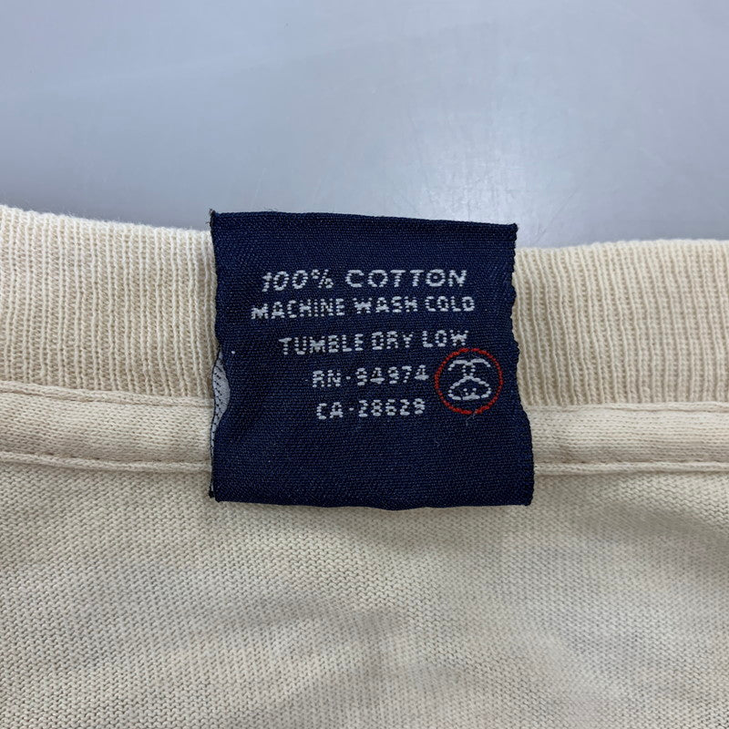 【中古品】【メンズ】 OLD STUSSY オールドステューシー DRAGON LS TEE ドラゴン 長袖 Tシャツ 紺タグ 142-260919-as-19-izu サイズ：M カラー：ベージュ 万代Net店
