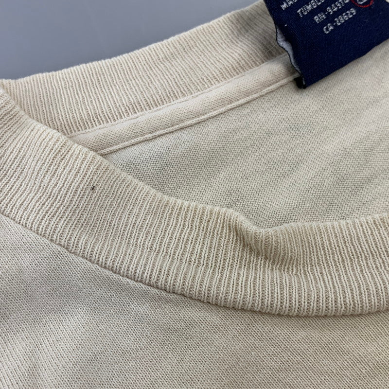 【中古品】【メンズ】 OLD STUSSY オールドステューシー DRAGON LS TEE ドラゴン 長袖 Tシャツ 紺タグ 142-260919-as-19-izu サイズ：M カラー：ベージュ 万代Net店