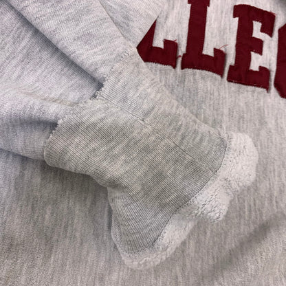 【現状渡し品】【メンズ】 Champion チャンピオン BOSTON COLLEGE REVERSE WEAVE SWEATSHIRT リバースウィーブ スウェット 刺繍タグ USA製 146-260919-as-16-izu サイズ：XXL カラー：グレー 万代Net店