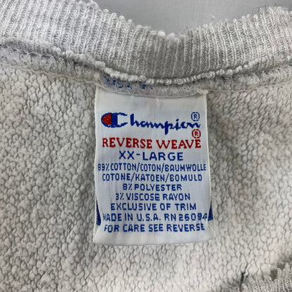 【現状渡し品】【メンズ】 Champion チャンピオン BOSTON COLLEGE REVERSE WEAVE SWEATSHIRT リバースウィーブ スウェット 刺繍タグ USA製 146-260919-as-16-izu サイズ：XXL カラー：グレー 万代Net店