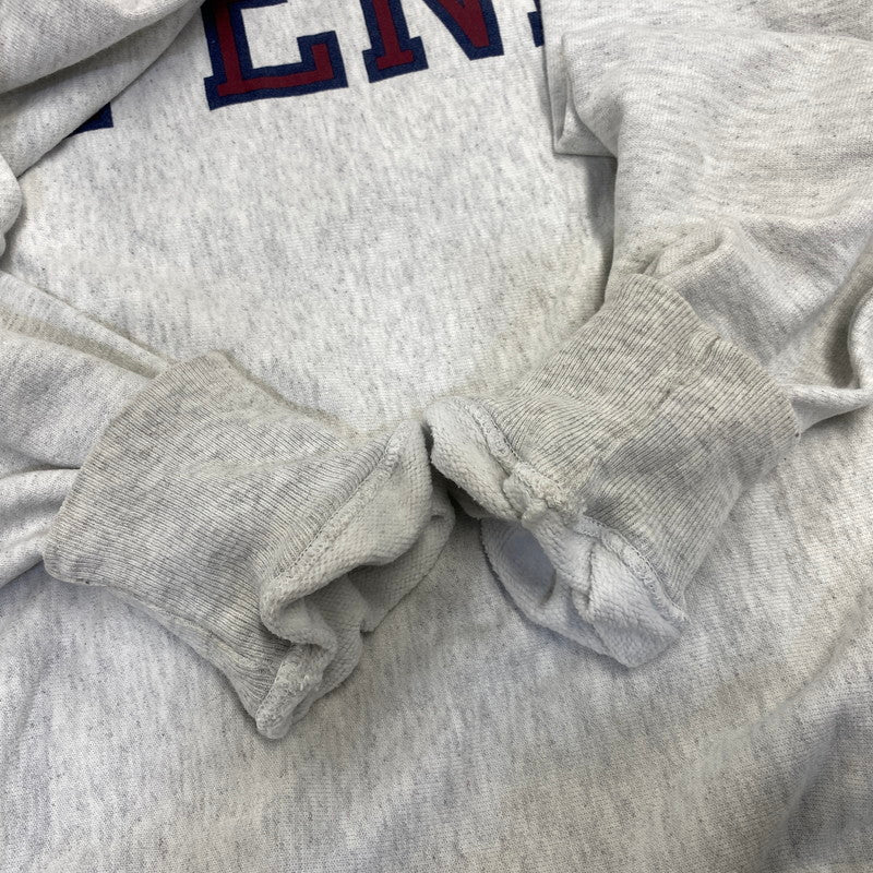 【中古品】【メンズ】 Champion チャンピオン PENN PRINT REVERSE WEAVE SWEATSHIRT リバースウィーブ スウェットシャツ トレーナー 146-260927-as-01-izu サイズ：S カラー：グレー 万代Net店