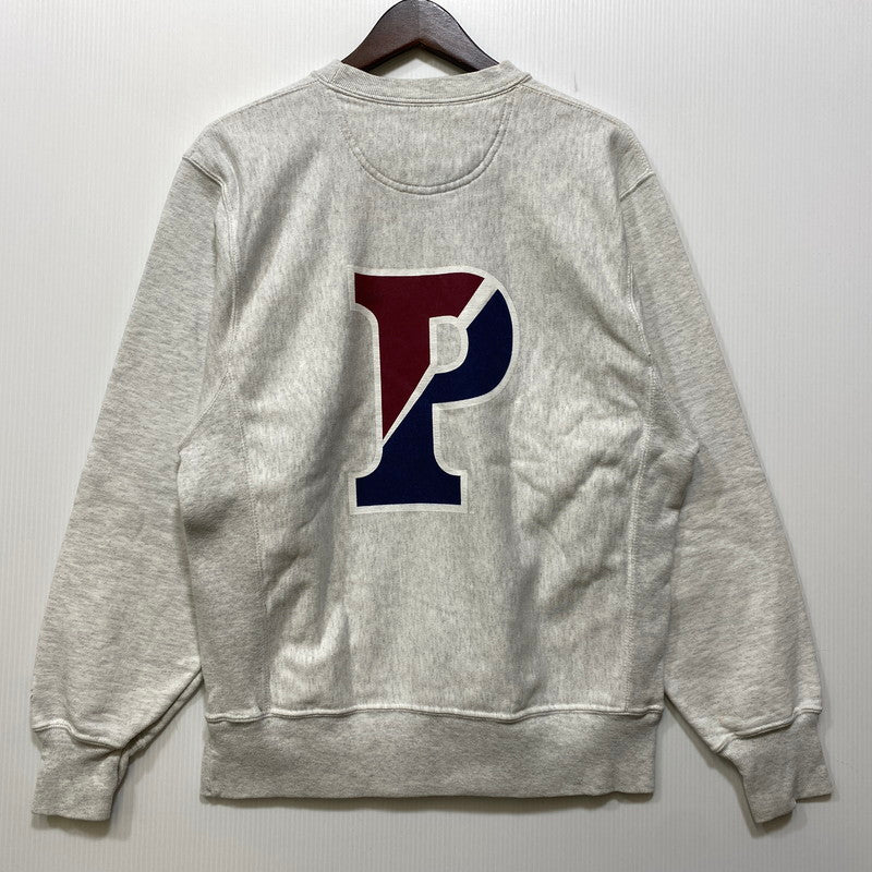 【中古品】【メンズ】 Champion チャンピオン PENN PRINT REVERSE WEAVE SWEATSHIRT リバースウィーブ スウェットシャツ トレーナー 146-260927-as-01-izu サイズ：S カラー：グレー 万代Net店