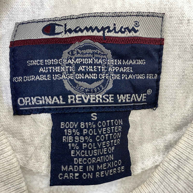 【中古品】【メンズ】 Champion チャンピオン PENN PRINT REVERSE WEAVE SWEATSHIRT リバースウィーブ スウェットシャツ トレーナー 146-260927-as-01-izu サイズ：S カラー：グレー 万代Net店