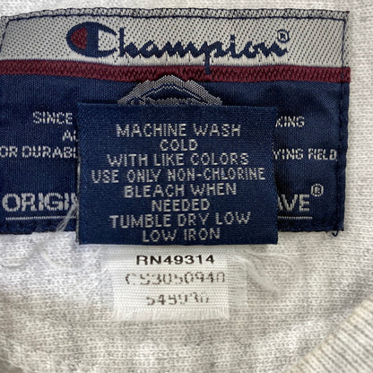 【中古品】【メンズ】 Champion チャンピオン PENN PRINT REVERSE WEAVE SWEATSHIRT リバースウィーブ スウェットシャツ トレーナー 146-260927-as-01-izu サイズ：S カラー：グレー 万代Net店