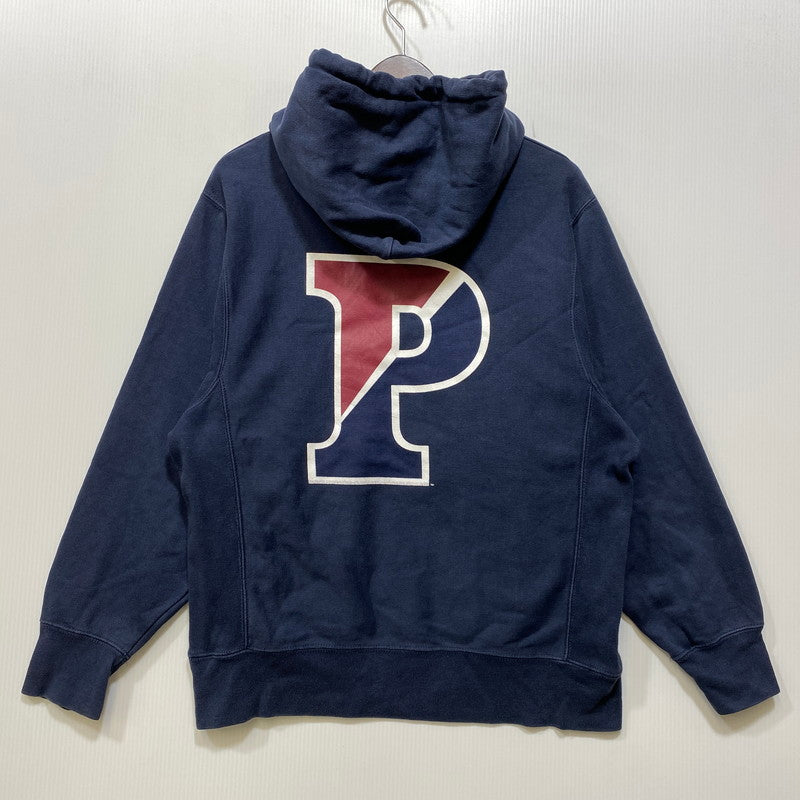 【中古品】【メンズ】 Champion チャンピオン PENN PRINT REVERSE WEAVE HOODIE リバースウィーブ フーディー パーカー 146-260927-as-03-izu サイズ：S カラー：ネイビー 万代Net店