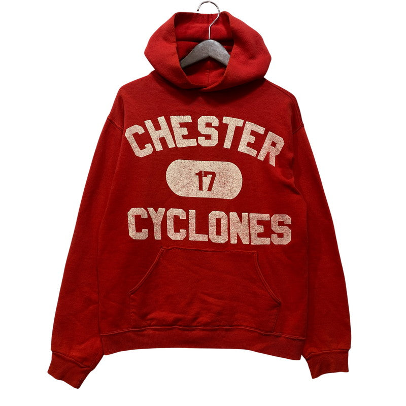 【中古品】【メンズ】 RUSSELL ATHLETIC ラッセルアスレチックス 80S CHESTER 17 CYCLONES HOODIE フーディー トップス 長袖 146-260926-cs-14-izu サイズ：M カラー：レッド 万代Net店