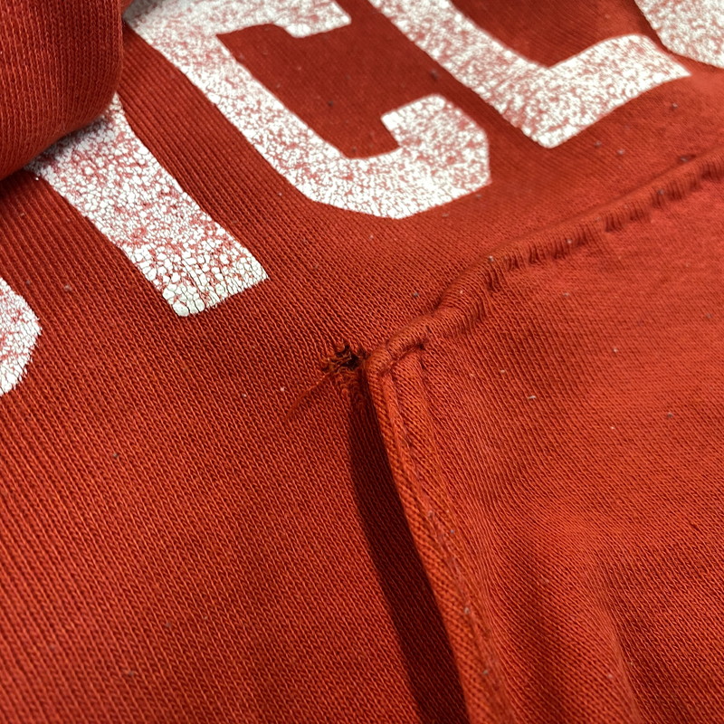 【中古品】【メンズ】 RUSSELL ATHLETIC ラッセルアスレチックス 80S CHESTER 17 CYCLONES HOODIE フーディー トップス 長袖 146-260926-cs-14-izu サイズ：M カラー：レッド 万代Net店