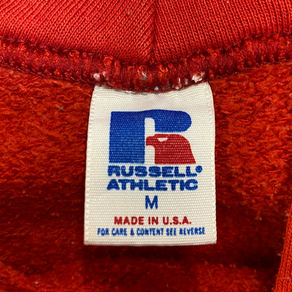 【中古品】【メンズ】 RUSSELL ATHLETIC ラッセルアスレチックス 80S CHESTER 17 CYCLONES HOODIE フーディー トップス 長袖 146-260926-cs-14-izu サイズ：M カラー：レッド 万代Net店