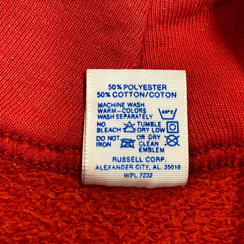【中古品】【メンズ】 RUSSELL ATHLETIC ラッセルアスレチックス 80S CHESTER 17 CYCLONES HOODIE フーディー トップス 長袖 146-260926-cs-14-izu サイズ：M カラー：レッド 万代Net店