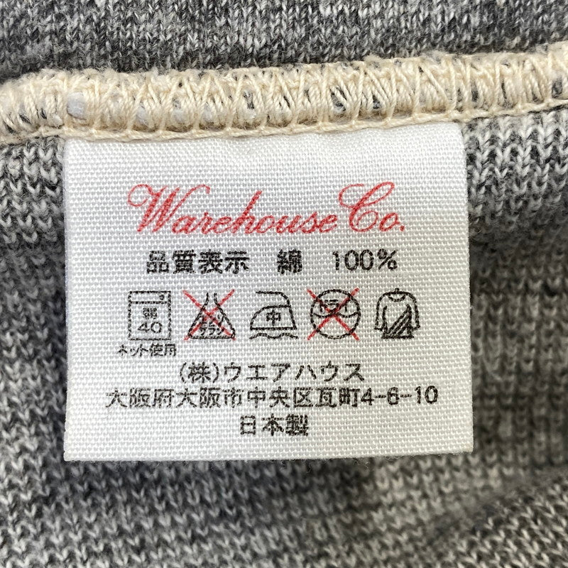 【中古品】【メンズ】 WAREHOUSE ウエアハウス SEPARATE POCKET DOUBLE FACE HOODIE セパレート ポケット ダブル フェイス フーディー パーカー トップス 145-260925-yn-06-izu サイズ：42 カラー：グレー 万代Net店