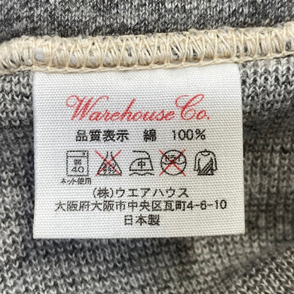 【中古品】【メンズ】 WAREHOUSE ウエアハウス SEPARATE POCKET DOUBLE FACE HOODIE セパレート ポケット ダブル フェイス フーディー パーカー トップス 145-260925-yn-06-izu サイズ：42 カラー：グレー 万代Net店