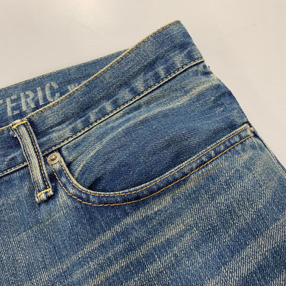 【中古品】【メンズ】 HYSTERIC GLAMOUR ヒステリックグラマー 02213AP20 VIXEN GIRL刺繍 スリムストレートスタッズデニム ヴィクセン ガール パンツ ボトムス 151-261001-kh-03-izu サイズ：34 カラー：インディゴ 万代Net店