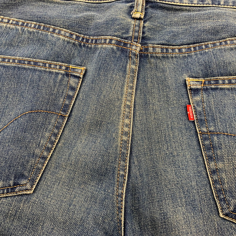 【中古品】【メンズ】 HYSTERIC GLAMOUR ヒステリックグラマー 02213AP20 VIXEN GIRL刺繍 スリムストレートスタッズデニム ヴィクセン ガール パンツ ボトムス 151-261001-kh-03-izu サイズ：34 カラー：インディゴ 万代Net店