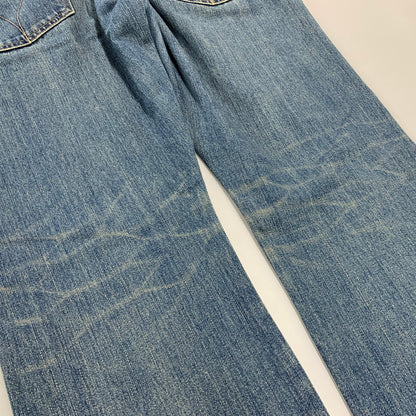 【中古品】【メンズ】 HYSTERIC GLAMOUR ヒステリックグラマー 02213AP20 VIXEN GIRL刺繍 スリムストレートスタッズデニム ヴィクセン ガール パンツ ボトムス 151-261001-kh-03-izu サイズ：34 カラー：インディゴ 万代Net店