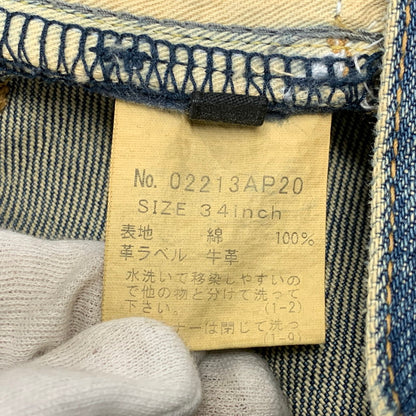 【中古品】【メンズ】 HYSTERIC GLAMOUR ヒステリックグラマー 02213AP20 VIXEN GIRL刺繍 スリムストレートスタッズデニム ヴィクセン ガール パンツ ボトムス 151-261001-kh-03-izu サイズ：34 カラー：インディゴ 万代Net店