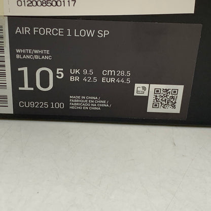 【中古品】【メンズ】 NIKE ナイキ×SUPREME シュプリーム CU9225-100 AIR FORCE エアフォース 1 LOW ロウ スニーカー シューズ 靴 160-260921-ya-02-izu サイズ：28.5cm カラー：WHITE/WHITE 万代Net店