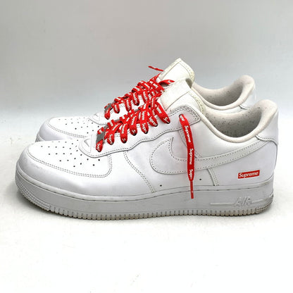 【中古品】【メンズ】 NIKE ナイキ×SUPREME シュプリーム CU9225-100 AIR FORCE エアフォース 1 LOW ロウ スニーカー シューズ 靴 160-260921-ya-02-izu サイズ：28.5cm カラー：WHITE/WHITE 万代Net店