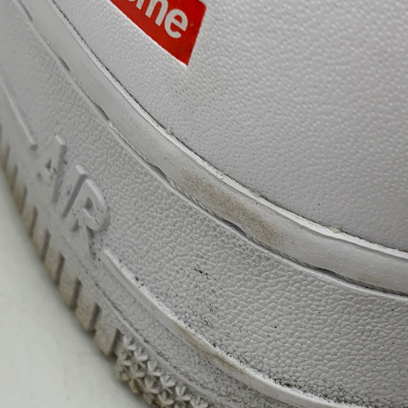 【中古品】【メンズ】 NIKE ナイキ×SUPREME シュプリーム CU9225-100 AIR FORCE エアフォース 1 LOW ロウ スニーカー シューズ 靴 160-260921-ya-02-izu サイズ：28.5cm カラー：WHITE/WHITE 万代Net店