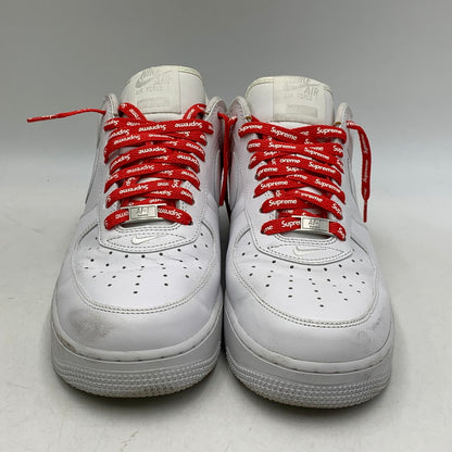 【中古品】【メンズ】 NIKE ナイキ×SUPREME シュプリーム CU9225-100 AIR FORCE エアフォース 1 LOW ロウ スニーカー シューズ 靴 160-260921-ya-02-izu サイズ：28.5cm カラー：WHITE/WHITE 万代Net店