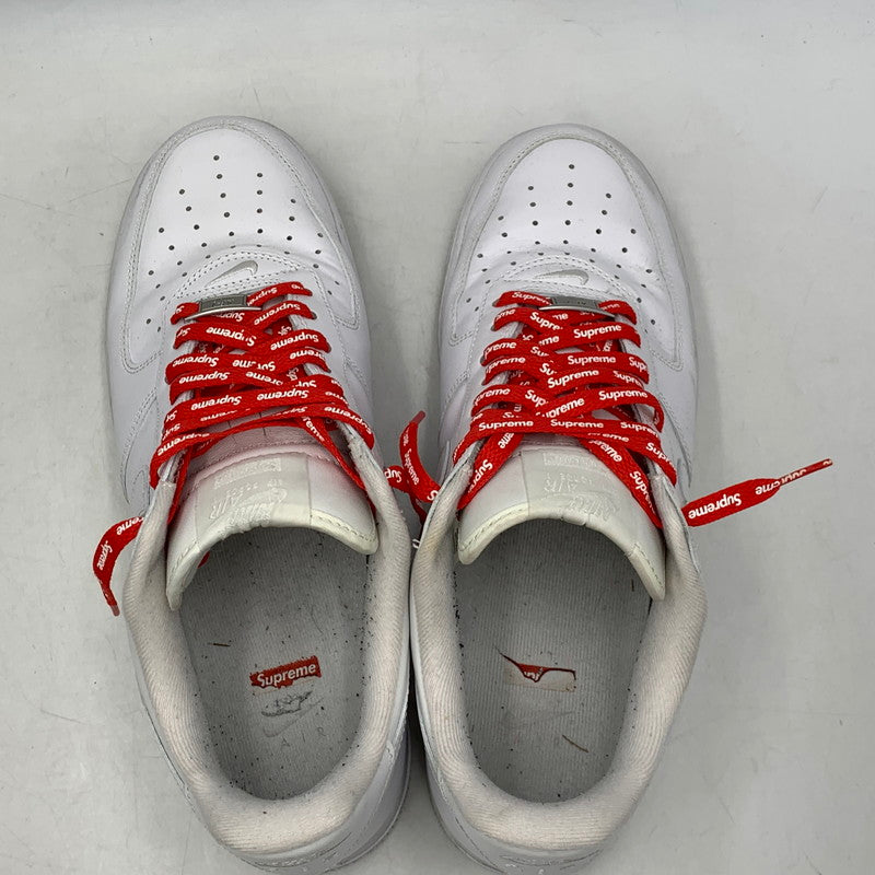 【中古品】【メンズ】 NIKE ナイキ×SUPREME シュプリーム CU9225-100 AIR FORCE エアフォース 1 LOW ロウ スニーカー シューズ 靴 160-260921-ya-02-izu サイズ：28.5cm カラー：WHITE/WHITE 万代Net店