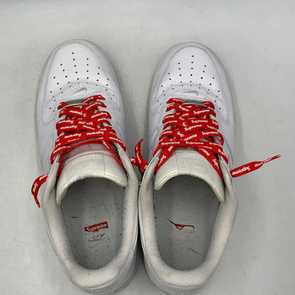 【中古品】【メンズ】 NIKE ナイキ×SUPREME シュプリーム CU9225-100 AIR FORCE エアフォース 1 LOW ロウ スニーカー シューズ 靴 160-260921-ya-02-izu サイズ：28.5cm カラー：WHITE/WHITE 万代Net店