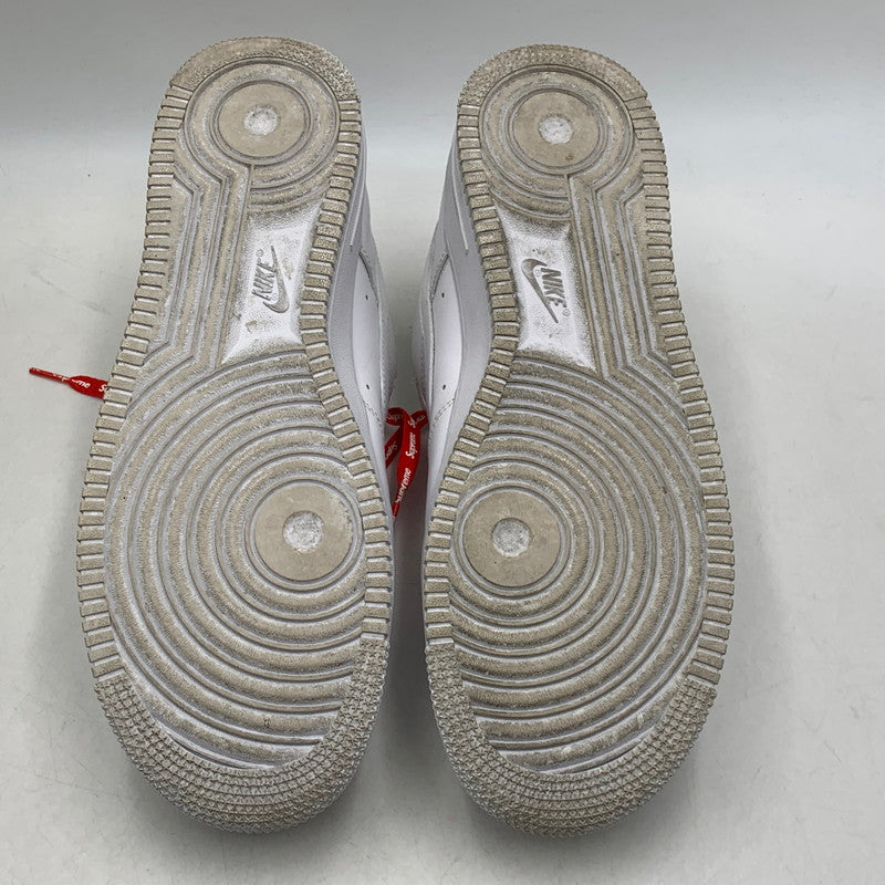 【中古品】【メンズ】 NIKE ナイキ×SUPREME シュプリーム CU9225-100 AIR FORCE エアフォース 1 LOW ロウ スニーカー シューズ 靴 160-260921-ya-02-izu サイズ：28.5cm カラー：WHITE/WHITE 万代Net店