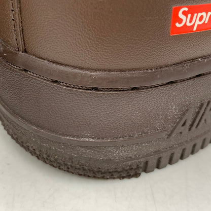 【中古品】【メンズ】 NIKE ナイキ×SUPREME シュプリーム CU9225-200 AIR FORCE エアフォース 1 LOW ロウ スニーカー シューズ 靴 160-260921-ya-03-izu サイズ：28cm カラー：BAROQUE BROWN 万代Net店