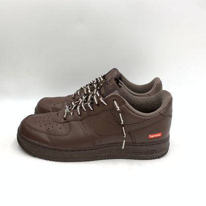 【中古品】【メンズ】 NIKE ナイキ×SUPREME シュプリーム CU9225-200 AIR FORCE エアフォース 1 LOW ロウ スニーカー シューズ 靴 160-260921-ya-03-izu サイズ：28cm カラー：BAROQUE BROWN 万代Net店