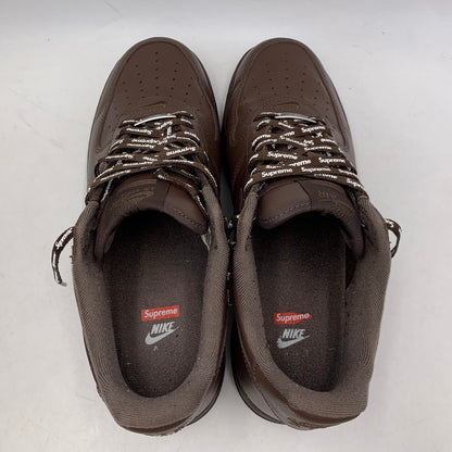 【中古品】【メンズ】 NIKE ナイキ×SUPREME シュプリーム CU9225-200 AIR FORCE エアフォース 1 LOW ロウ スニーカー シューズ 靴 160-260921-ya-03-izu サイズ：28cm カラー：BAROQUE BROWN 万代Net店