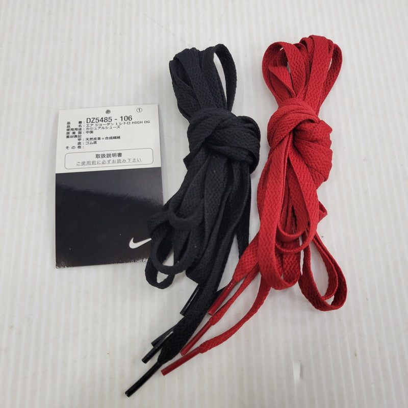 【中古品】【メンズ】 NIKE ナイキ AIR JORDAN 1 RETRO HIGH OG DZ5485-106 エア ジョーダン 1 レトロ ハイ OG スニーカー 靴 160-260921-as-03-izu サイズ：28.5cm カラー：WHITE/BLACK-VARSITY RED-SAIL 万代Net店