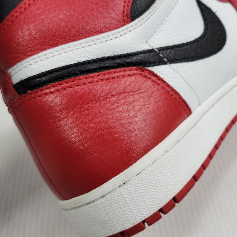 【中古品】【メンズ】 NIKE ナイキ AIR JORDAN 1 RETRO HIGH OG NRG 861428-061 エア ジョーダン 1 レトロ ハイ OG NRG スニーカー 靴 160-260921-as-04-izu サイズ：28.5cm カラー：BLACK/UNIVERSITY RED-WHITE 万代Net店