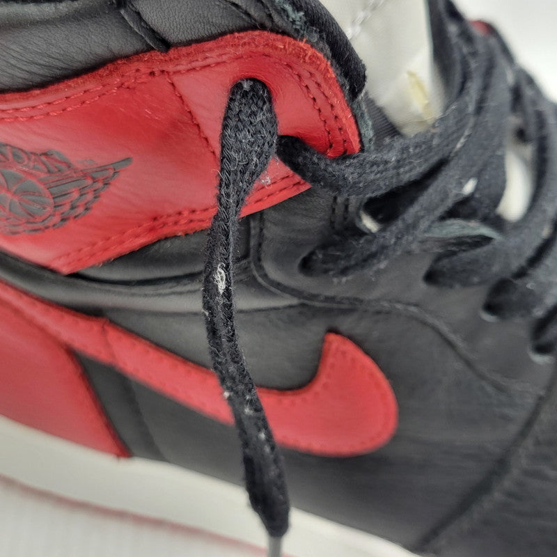 【中古品】【メンズ】 NIKE ナイキ AIR JORDAN 1 RETRO HIGH OG NRG 861428-061 エア ジョーダン 1 レトロ ハイ OG NRG スニーカー 靴 160-260921-as-04-izu サイズ：28.5cm カラー：BLACK/UNIVERSITY RED-WHITE 万代Net店