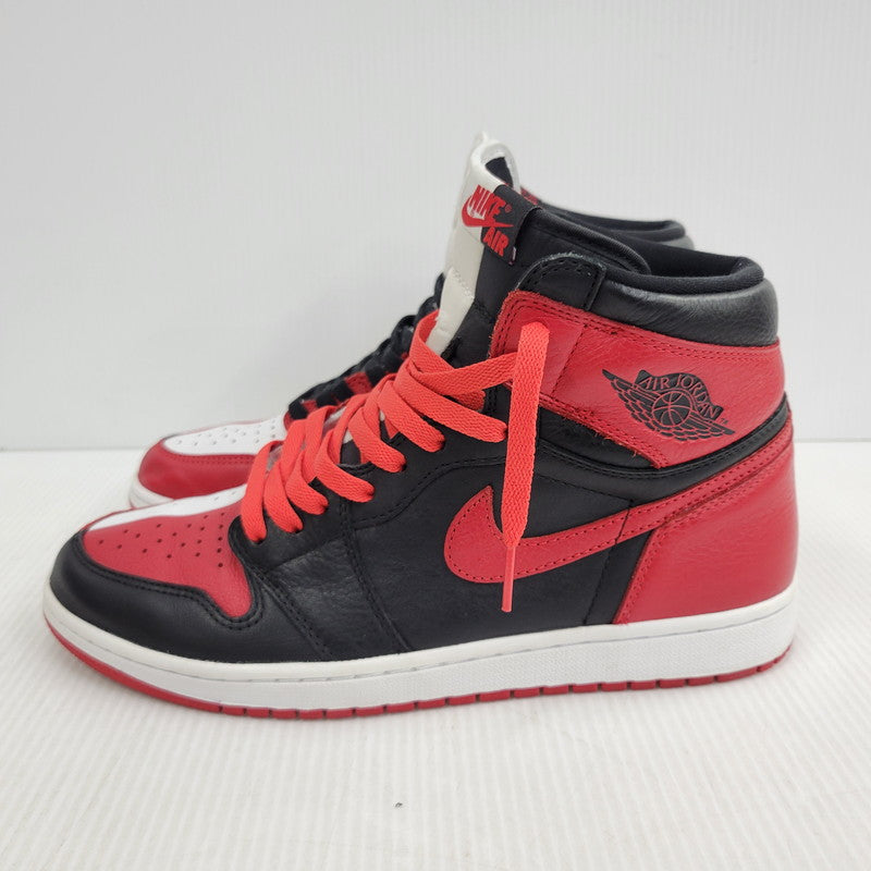【中古品】【メンズ】 NIKE ナイキ AIR JORDAN 1 RETRO HIGH OG NRG 861428-061 エア ジョーダン 1 レトロ ハイ OG NRG スニーカー 靴 160-260921-as-04-izu サイズ：28.5cm カラー：BLACK/UNIVERSITY RED-WHITE 万代Net店