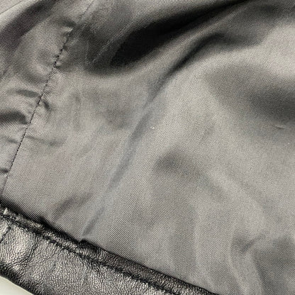 【中古品】【メンズ】 AVIREX アヴィレックス 6121051 SHEEPSKIN LEATHER CPO SHIRT シープスキン レザー CPO シャツ ジャケット アウター 145-260922-kh-10-izu サイズ：XL カラー：ブラック 万代Net店