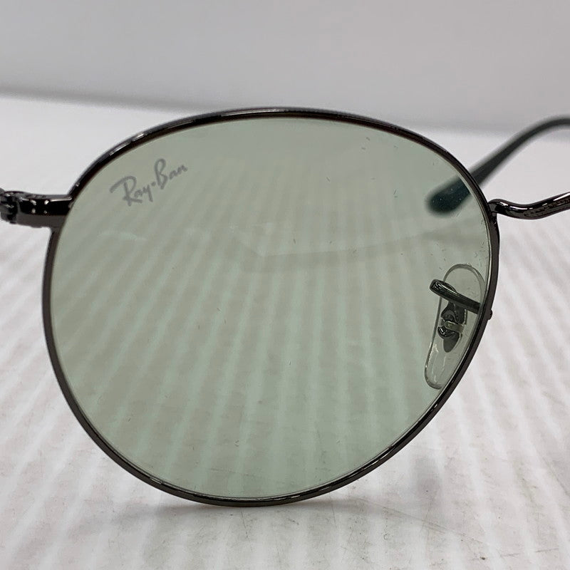 【中古品】【メンズ/レディース】 RAY-BAN レイバン RB3447 ROUND METAL SUNGLASSES ラウンド メタル サングラス 203-260927-kh-01-izu サイズ：53□21-145 カラー：ブラック系×グレー 万代Net店