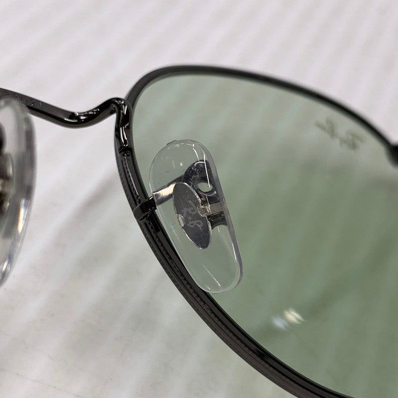 【中古品】【メンズ/レディース】 RAY-BAN レイバン RB3447 ROUND METAL SUNGLASSES ラウンド メタル サングラス 203-260927-kh-01-izu サイズ：53□21-145 カラー：ブラック系×グレー 万代Net店