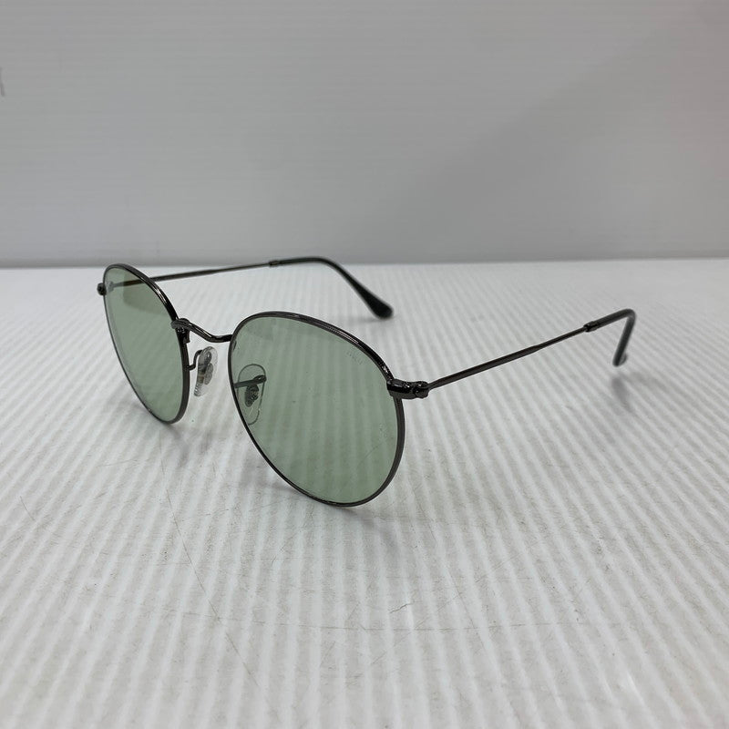 【中古品】【メンズ/レディース】 RAY-BAN レイバン RB3447 ROUND METAL SUNGLASSES ラウンド メタル サングラス 203-260927-kh-01-izu サイズ：53□21-145 カラー：ブラック系×グレー 万代Net店