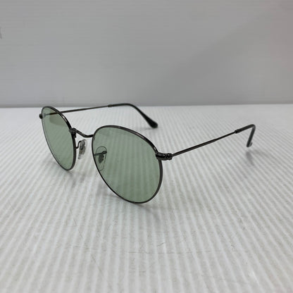 【中古品】【メンズ/レディース】 RAY-BAN レイバン RB3447 ROUND METAL SUNGLASSES ラウンド メタル サングラス 203-260927-kh-01-izu サイズ：53□21-145 カラー：ブラック系×グレー 万代Net店