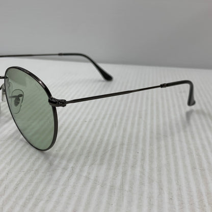 【中古品】【メンズ/レディース】 RAY-BAN レイバン RB3447 ROUND METAL SUNGLASSES ラウンド メタル サングラス 203-260927-kh-01-izu サイズ：53□21-145 カラー：ブラック系×グレー 万代Net店