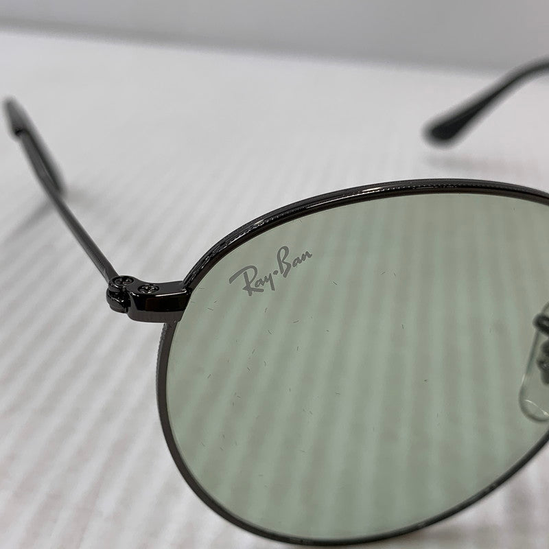 【中古品】【メンズ/レディース】 RAY-BAN レイバン RB3447 ROUND METAL SUNGLASSES ラウンド メタル サングラス 203-260927-kh-01-izu サイズ：53□21-145 カラー：ブラック系×グレー 万代Net店