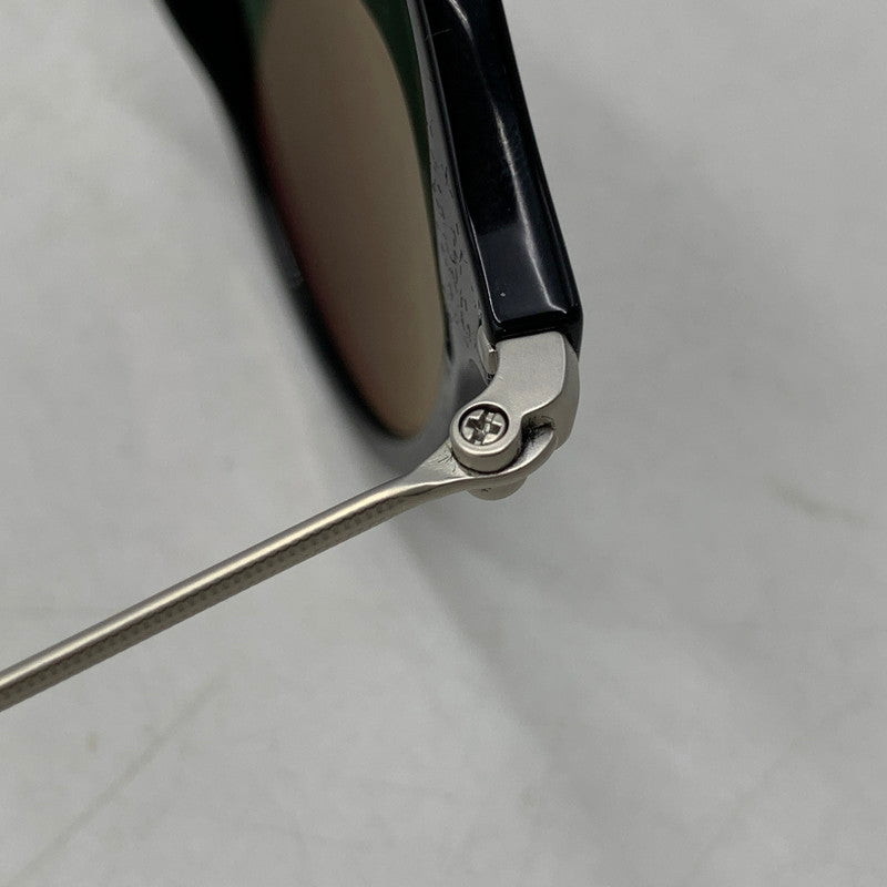 【中古品】【メンズ/レディース】 RAY-BAN レイバン RB2447 ROUND FLECK SUNGLASSES ラウンド フレック サングラス 203-260930-cs-19-izu サイズ：49口21-145 カラー：ブラック×グリーン系 万代Net店