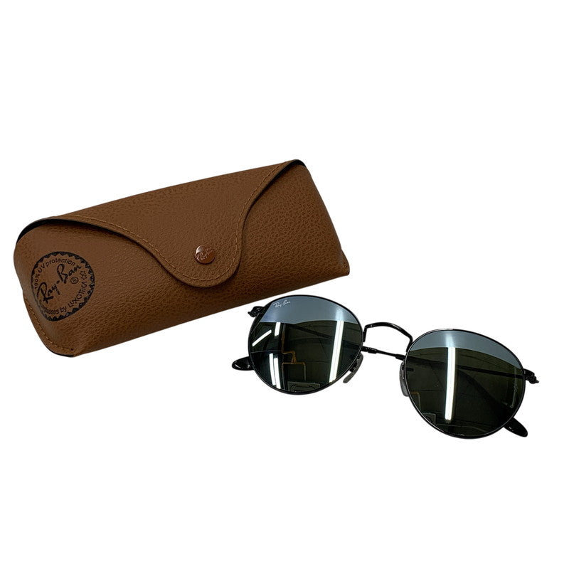 【中古品】【メンズ/レディース】 RAY-BAN レイバン RB3447 ROUND METAL SUNGLASSES ラウンド メタル サングラス 203-260927-kh-02-izu サイズ：53□21-145 カラー：ブラック 万代Net店