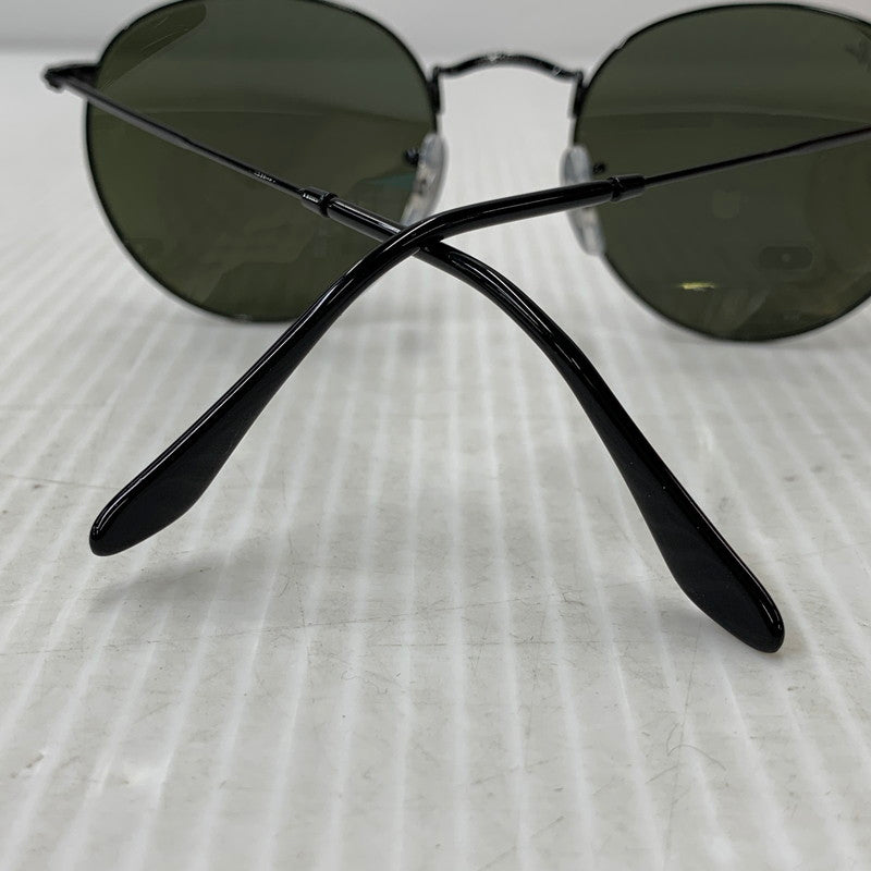 【中古品】【メンズ/レディース】 RAY-BAN レイバン RB3447 ROUND METAL SUNGLASSES ラウンド メタル サングラス 203-260927-kh-02-izu サイズ：53□21-145 カラー：ブラック 万代Net店
