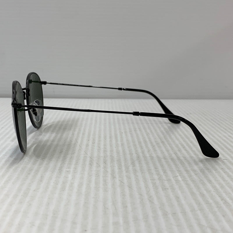 【中古品】【メンズ/レディース】 RAY-BAN レイバン RB3447 ROUND METAL SUNGLASSES ラウンド メタル サングラス 203-260927-kh-02-izu サイズ：53□21-145 カラー：ブラック 万代Net店