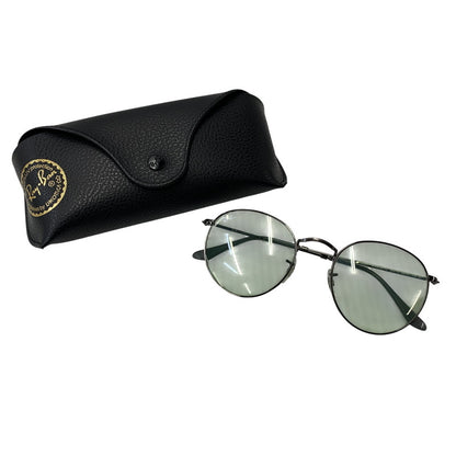 【中古品】【メンズ/レディース】 RAY-BAN レイバン RB3447 ROUND METAL SUNGLASSES ラウンド メタル サングラス 203-260927-kh-04-izu サイズ：53□21-145 カラー：ブラック系×グレー 万代Net店