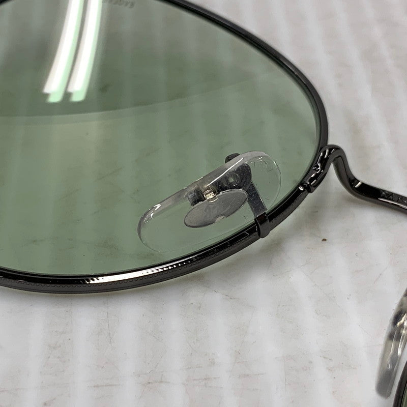 【中古品】【メンズ/レディース】 RAY-BAN レイバン RB3447 ROUND METAL SUNGLASSES ラウンド メタル サングラス 203-260927-kh-04-izu サイズ：53□21-145 カラー：ブラック系×グレー 万代Net店