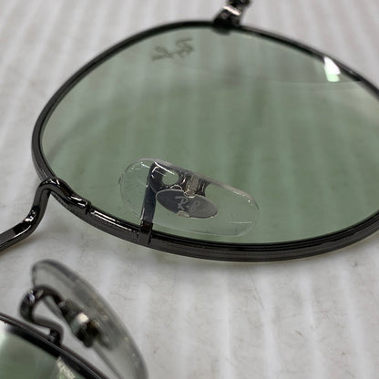 【中古品】【メンズ/レディース】 RAY-BAN レイバン RB3447 ROUND METAL SUNGLASSES ラウンド メタル サングラス 203-260927-kh-04-izu サイズ：53□21-145 カラー：ブラック系×グレー 万代Net店
