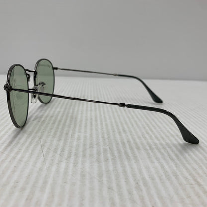 【中古品】【メンズ/レディース】 RAY-BAN レイバン RB3447 ROUND METAL SUNGLASSES ラウンド メタル サングラス 203-260927-kh-04-izu サイズ：53□21-145 カラー：ブラック系×グレー 万代Net店