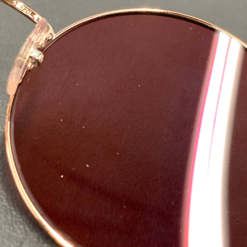 【中古品】【メンズ/レディース】 RAY-BAN レイバン RB3592 JA-JO SUNGLASSES ジャジョ サングラス 203-260927-kh-05-izu サイズ：55□20-145 カラー：ピンクゴールド系×レッド 万代Net店